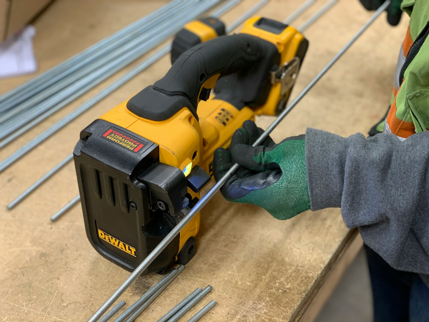 Trades equipment showing practical work skills